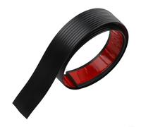 TDCuizent Rampe de seuil de porte en caoutchouc pour fauteuil roulant, scooter, poussette, auto-adhésive, installation intérieure ou extérieure, réducteur de hauteur (noir, 1 m)