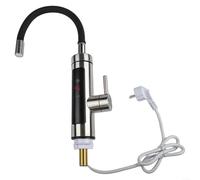 TDCuizent Robinet électrique avec affichage numérique de la température rotatif à 360 ° en acier inoxydable robinet d'eau chaude réglable 30-50 °C mélangeur d'évier de cuisine pour la maison salle de