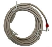 TDCuizent Sonde de capteur de température pour chauffage au sol, thermostat, câble de thermistance avec coque en ABS, étanche, résistant à la rouille, accessoire de moniteur de canalisation ambiante