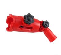 TDCuizent Support de brosse rotatif à 180 degrés - Réglable - Extension réglable - Pince multifonction pour mur et plafond - Convient à plusieurs pinceaux - Rouleaux en plastique - Grand diamètre
