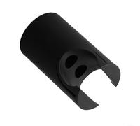TDCuizent Support mural en acier inoxydable pour bidet pulvérisateur - Pour toilettes ou douche - Avec matériel en acier inoxydable et ABS - Noir/doré - 56 x 31 mm - Noir