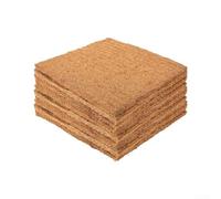 TDCuizent Tapis de nidification pour poules - 20,3 x 20,3 cm - Revêtement réutilisable et facile à nettoyer pour pondre des œufs - Pour poulailler et arrière-cour