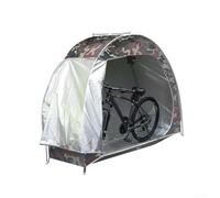 TDCuizent Tente de rangement imperméable Oxford 210D pour VTT, vélos de route, camping, jardin, protection ventilée, vert armée (camouflage)