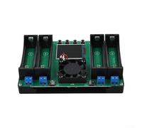 TDCuizent Testeur de résistance interne à 4 canaux de capacité de batterie au lithium avec écran numérique de type C pour cellules de 2,8 V-4,2 V, outil de cyclisme avec ventilateur de refroidissement