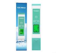 TDCuizent Testeur numérique 3 en 1 de qualité de l'eau et de la température 0-9990 PPM pour eau potable, piscine, aquarium, hydroponie et systèmes RO