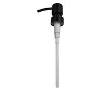TDCuizent Tête de pompe en acier inoxydable 28/400 filetage Distributeur de lotion à pousser pour bocaux, bouteilles, boîtier en métal, mécanisme en plastique, distribution facile, joint souple