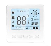 TDCuizent Thermostat numérique programmable avec écran LCD 5 + 1 + 1 minuteur hebdomadaire, verrouillage enfant, contrôleur de température mural, AC 95-240 V pour la maison, le bureau, l'hôtel, le