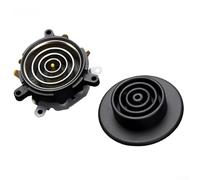 TDCuizent Thermostat pour bouilloire électrique Base supérieure et inférieure Coupleur en plastique à 5 anneaux Interrupteur de contrôle de température ignifuge Noir Accessoire de brassage de thé à