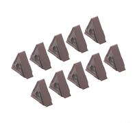 TDCuizent TNMG160404R-ES Lot de 10 inserts de tournage en carbure pour tour, semi-finition et finition, insert indexable avec forte adhérence pour traitement de la fonte