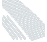 TDDL 30 Pièces Autocollants Antidérapants, Autocollants de Douche Bandes de Sécurité de Bain Transparent Auto-adhésif Antidérapant Autocollants pour Baignoires Douches Marches d’escalier