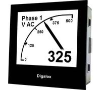 TDE Instruments DPM72-MPN Appareil de mesure numérique à encastrer Tension : 0 - 500 V AC Intensité : +-60 mV Fréquence : 10-500