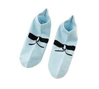 TDEOK Chaussettes d'équipage amusantes Coton Peigné Coloré Amusant Personnalité Expression Mode Emotions Chaussettes Chaussettes en Laine Hommes 47, bleu, taille unique