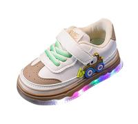 TDEOK Filles et garçons Printemps Été et Automne Chaussures de sport pour enfants de taille petite et moyenne Chaussures pour enfants Flash Lumière décontractée Chaussures de sport Filles Baskets