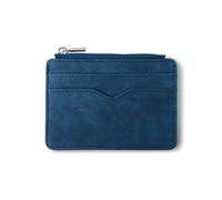 TDEOK Portefeuille Paquet de cartes pour hommes Porte-cartes pour tissus mats Portefeuille multi-cartes Pickpocket Portefeuilles Femmes, bleu, Taille unique