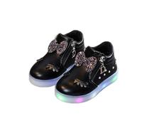 TDEOK Sneakers Enfant Fille Mode, Chaussures LumineuxAllumée Lumineuse, Chaussures pour Enfant Fille, Basquettes Antidérapante Plat, Espadrilles Dessin Animé Mignon, Running Shoes pour Petites Filles