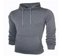 TDEOK Sweat à capuche pour homme - Couleur unie - Sweat à capuche - Veste de loisirs - Veste d'extérieur - T-shirt à manches longues - Élégant - Tendance - Streetwear - Sweat à capuche
