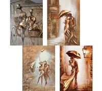 TDFERAN/30x40CM 5D Peinture Diamant Femme et Dragon || Broderie Diamant Animaux Fantastique || Pour Enfants et Adultes || DIY Mosaïque Diamond Art pour Décoration de Salon || Cadeau D'anniversaire