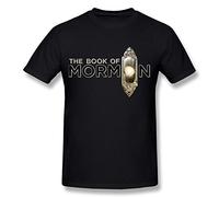 TDHC Men's The Book of Mormon Logo T-Shirt Black Short Sleeve