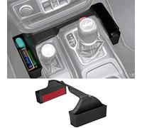 TDHLW Boîte de Rangement de Changement de Vitesse de Plateau de Vitesse pour Jeep Wrangler JL JLU & Gladiator JT 2018-2022, Accessoires intérieurs, Noir Mat