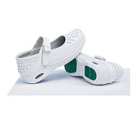 TDHLW Chaussures d'infirmière de sécurité pour hôpital pour Femme -Professionnelles pour Femme, Chaussures de Travail imperméables antidérapantes pour médecin Chef, Service Alimentaire,White 1,41