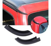 TDHLW Extensions de gouttière, déflecteur de rainure de Pluie en ABS pour Toit Rigide pour Jeep Wrangler JL JLU & Gladiator JT 2018-2022, Accessoires extérieurs