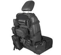 TDHLW Housse de siège Tactique Multi-Poches Organiseur de Dossier de siège Molle pour Jeep Wrangler JL/JLU/Gladiator, JK/JKU, tj, YJ, Cherokee F150 Protecteur de siège,Noir