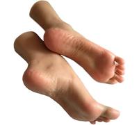TDHLW Silicone Pied Modèle, Taille Vie Silicon Pieds Femme, L'orteil Peut être plié Librement.,Pair,37