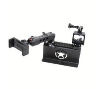 TDHLW Support de téléphone pour Tableau de Bord pour Jeep Wrangler JK JKU Unlimited 2012-2018, Support à glissière, Accessoires intérieurs