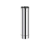 TDI Conduit concentrique en acier inoxydable polycombustible Inox longueur 50 cm Ø80-125 - à l'unité