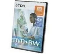 TDK - 1 x DVD + RW 4.7 Go 4 x - Boîtier DVD - Support de Stockage