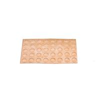 TDK 103333110 - Amortisseur | Ø 8 x 1,6 mm | 1 emplacement avec 50 amortisseurs autocollants | Transparent