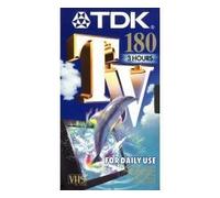 TDK Cassette VHS E180 TV vierge