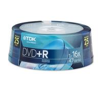 TDK 25 Pack de DVD+R Cakebox