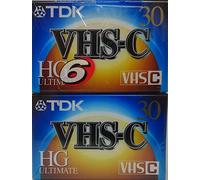 TDK 30 Minute VHS-C HG Gamme 214777 EP SP