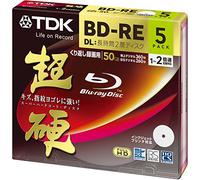 TDK Blu-ray Disc 5 Pack - 50GB 2X BD-RE DL -Printable- [2010 Version]