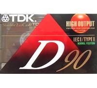 TDK Cassette Audio - D90 IEC I/Type I Haute Puissance - 90 Minutes (Lot DE 7)