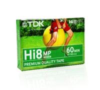 TDK - Cassette vidéo Hi8 pour caméscope - Qualité MP - 60 MN