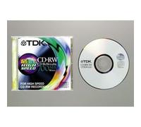 TDK CD-RW 80 min x 5 G