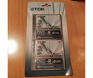 TDK DVD-R 1.4GB 8 CM Lot de 2