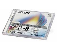 TDK - DVD-R - 4.7 Go 16x - surface imprimable - boîtier CD