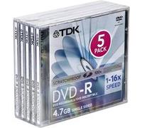 TDK DVD-R 4,7 Go ScratchProof x 5 G