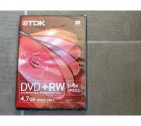 TDK - DVD-RW - 4.7 Go 4x - boîtier pour DVD vidéo