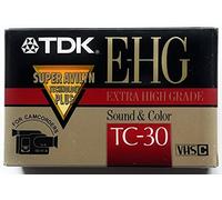 TDK E-HG sonore et couleur Tc-30 VHS-C ruban adhésif