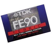 TDK Cassette Audio - Faible Bruit, 90 Minutes, Blanc