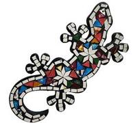 TDK IMPORT Décoration murale salamandre 26 cm Multicolore G