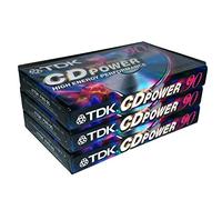 TDK Lot de 3 cassettes audio vierges IEC II à forte polarisation