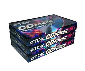 TDK Lot de 3 cassettes audio vierges IEC II à forte polarisation