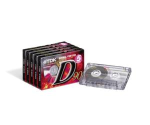 TDK - Lot de 5 Cassettes Audio 90 Min