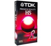 TDK Premium Qualité HS T-160 8 Hour EP Cassette Vidéo - Idéal pour Tous Les Jours d'enregistrement et de Lecture de Vos Séries Préférées - Haute Performance de qualité, Même sous Utilisation Répétée