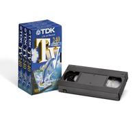 TDK T14569 TV-240 Pack de 3 Cassettes vidéo VHS (240 Minutes d'enregistrement) (Import Allemagne)
